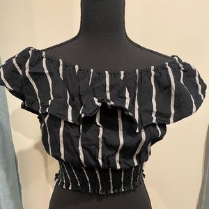 Lulus Black Crop Top